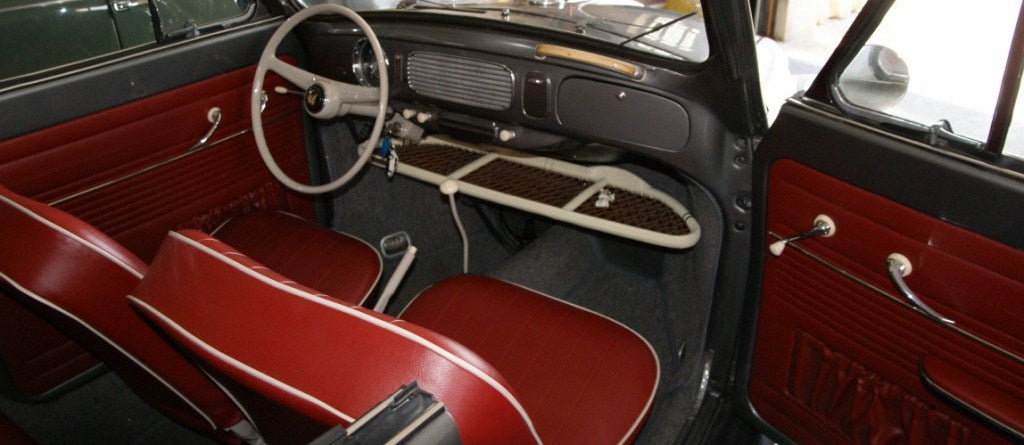 1957 cabriolet, eigenaar Maurice.