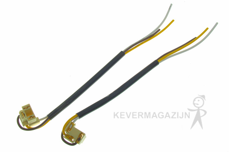 Koplamp connector inclusief 30 cm. kabel, paar.