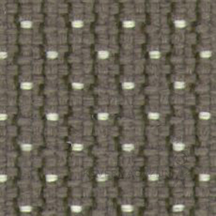 Vintage stof grijs-groen met puntjes, per strekkende meter (1.00 meter x 1.40 meter).