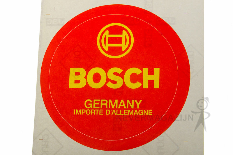 Accu sticker Bosch.