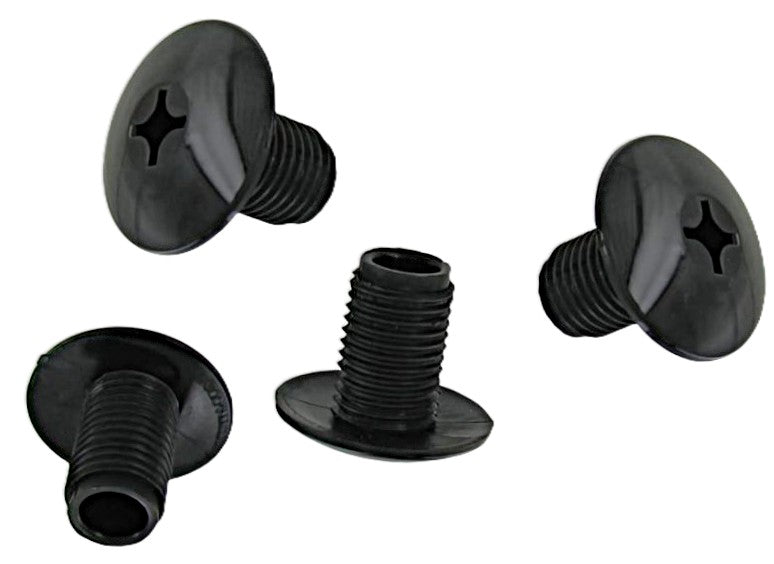 Gordel afsluitbouten zwart, 4 stuks.