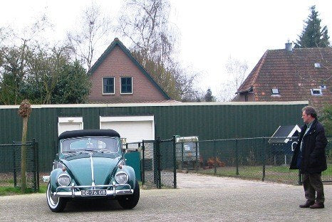 1963 cabriolet, eigenaar Cees.