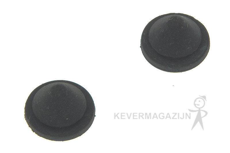 Pompsluiting zwart incl. dop 18 mm, standaard | Pompsluiting