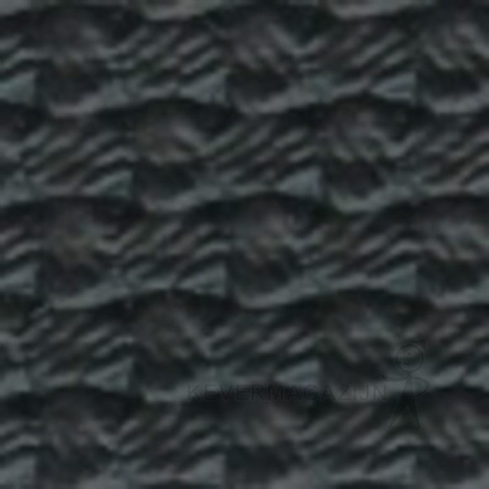Stoelhoesset zwart skai met mand gevlochten structuur.