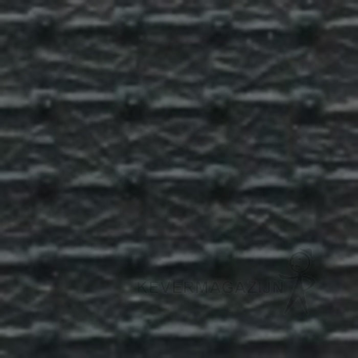 Stoelhoeset zwart skai met vierkant structuur.