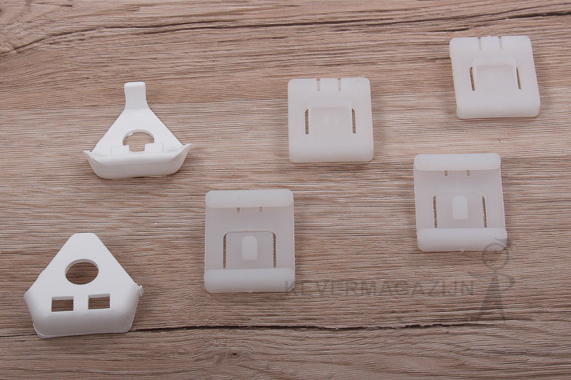 Stoelgeleiding plastic, voor 2 stoelen.