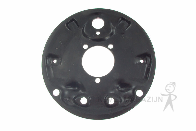 Remankerplaat voorzijde.