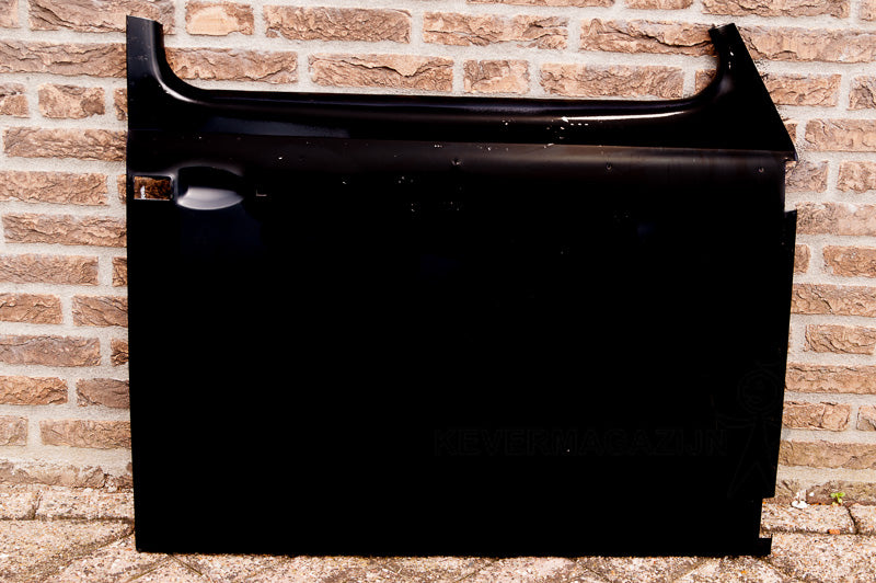 Deurplaat buitenpaneel met 10 cm raamstijl, rechts.