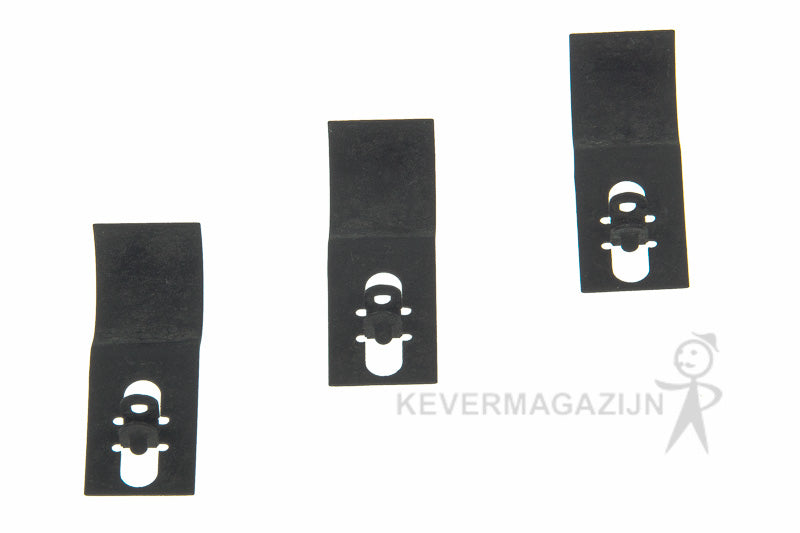 Klem voor hoofdkabelboom op kokerbalk, 3 stuks.