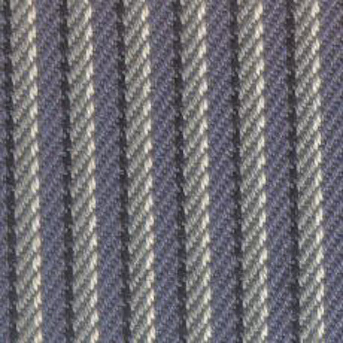 Vintage stof blauw gestreept, per strekkende meter (1.00 meter x 1.40 meter).