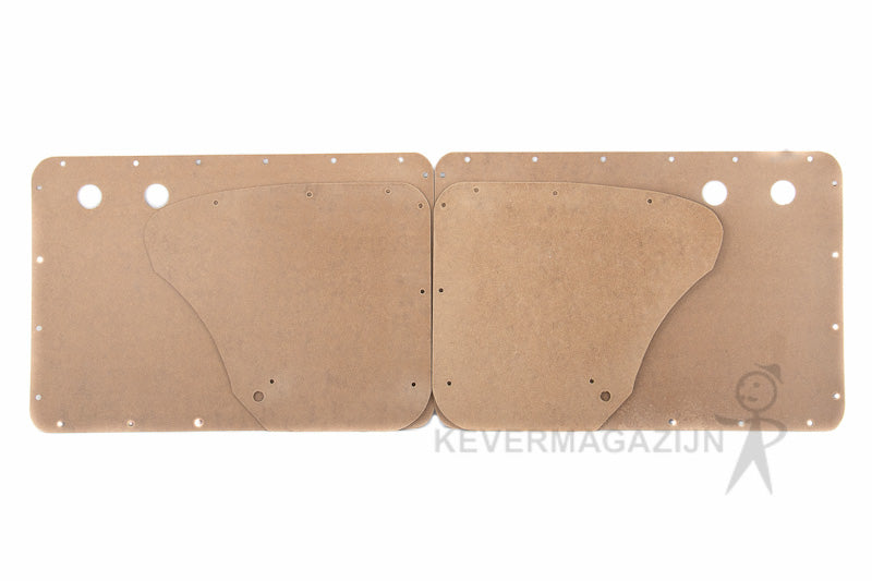 Deurpanelen board, 4 stuks.