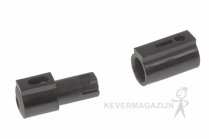 Zwevende zekeringhouder.