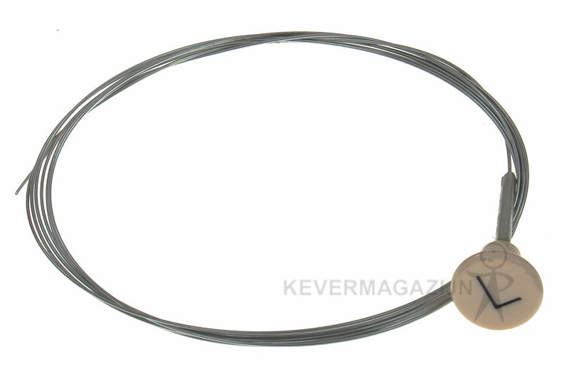 Choke kabel met ivoren knop.