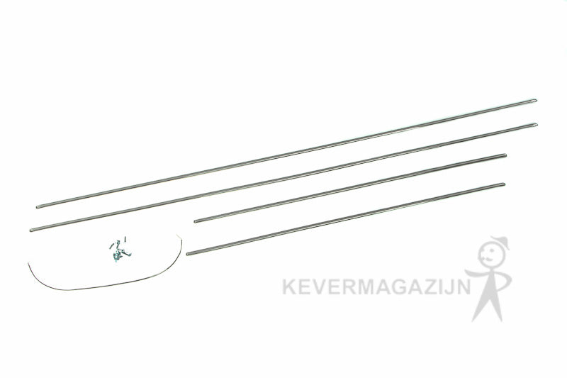 Deurpaneel sierstrips 5-delig.