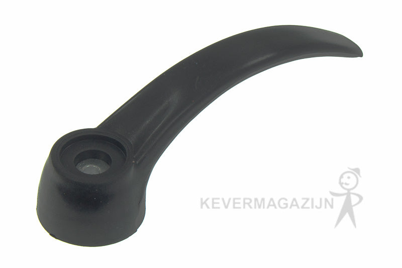 Deurhendel schuifdeur binnenzijde, zwart.