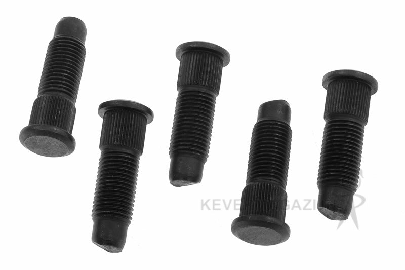 Wieldraadeind (pers montage) staal, 5 stuks.